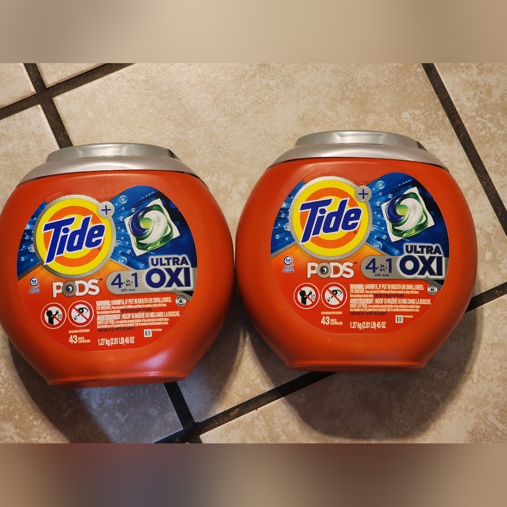 Tide Pods! 43ct each container